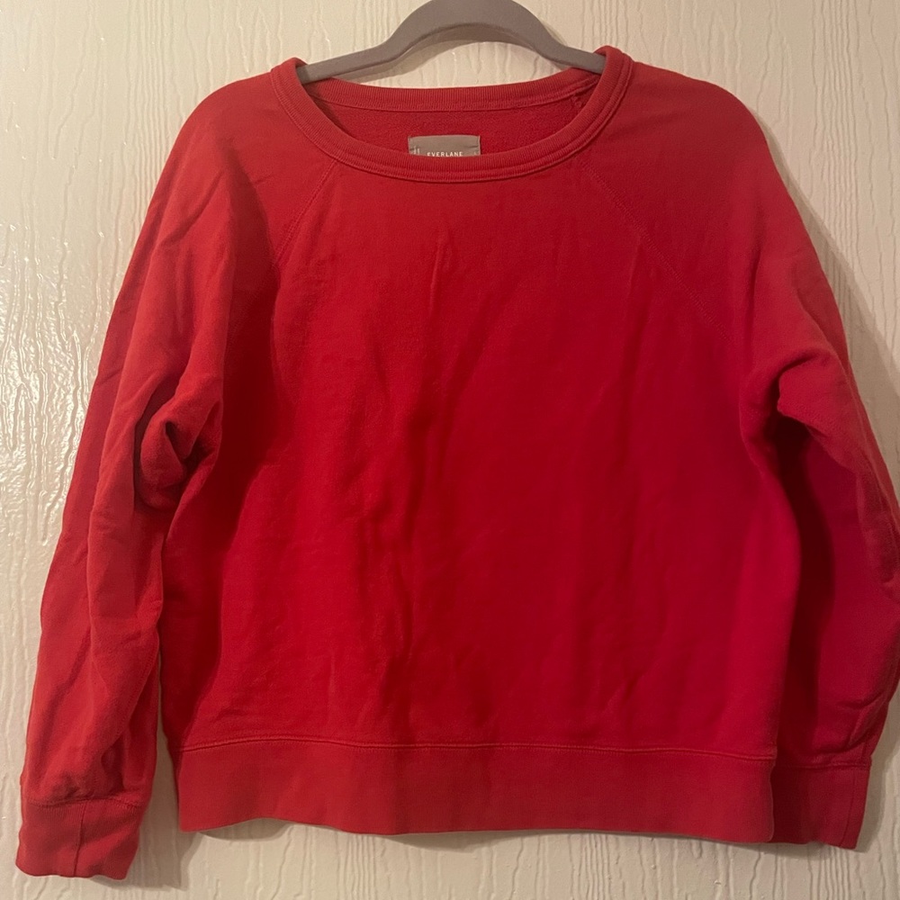 Everlane lightweight French terry crew